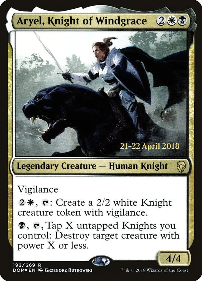 Aryel, Knight of Windgrace 「PDOM/192s」「EN」