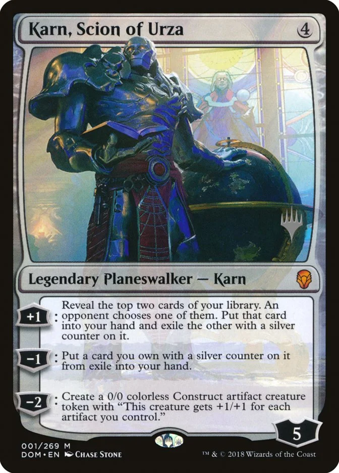 Karn, Scion of Urza 「PDOM/1p」「EN」