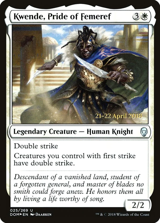 Kwende, Pride of Femeref 「PDOM/25s」「EN」