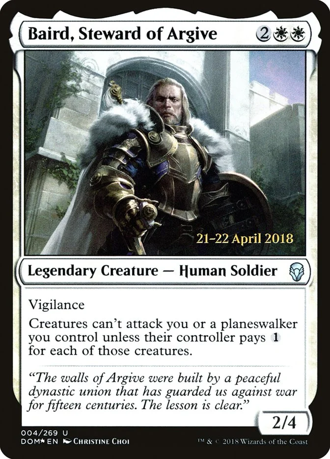 Baird, Steward of Argive 「PDOM/4s」「EN」