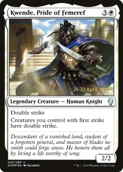 Kwende, Pride of Femeref #25s · Magic: The Gathering