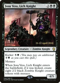 Josu Vess, Lich Knight #95s · Magic: The Gathering