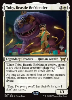 Toby, Beastie Befriender #35p · Magic: The Gathering