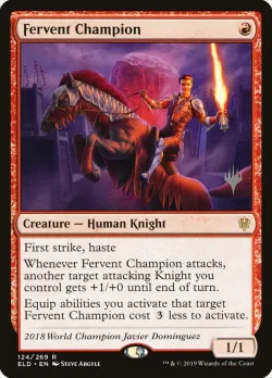 Fervent Champion #124p · Magic: The Gathering