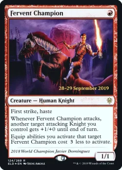 Fervent Champion #124s · Magic: The Gathering
