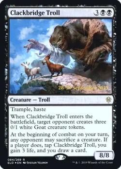 Clackbridge Troll #84s · Magic: The Gathering