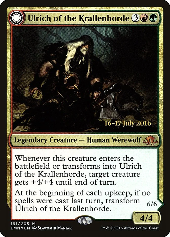 Ulrich of the Krallenhorde // Ulrich, Uncontested Alpha 「PEMN/191s」「EN」