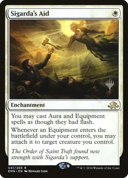 Sigarda's Aid #41p · Magic: The Gathering
