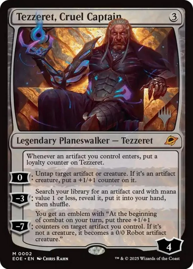 Tezzeret, Cruel Captain 「PEOE/2p」「EN」