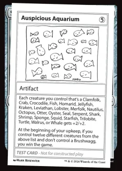 Auspicious Aquarium #17 · Magic: The Gathering