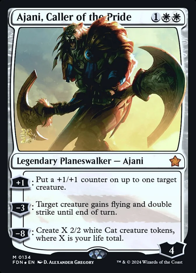 Ajani, Caller of the Pride 「PFDN/134s」「EN」