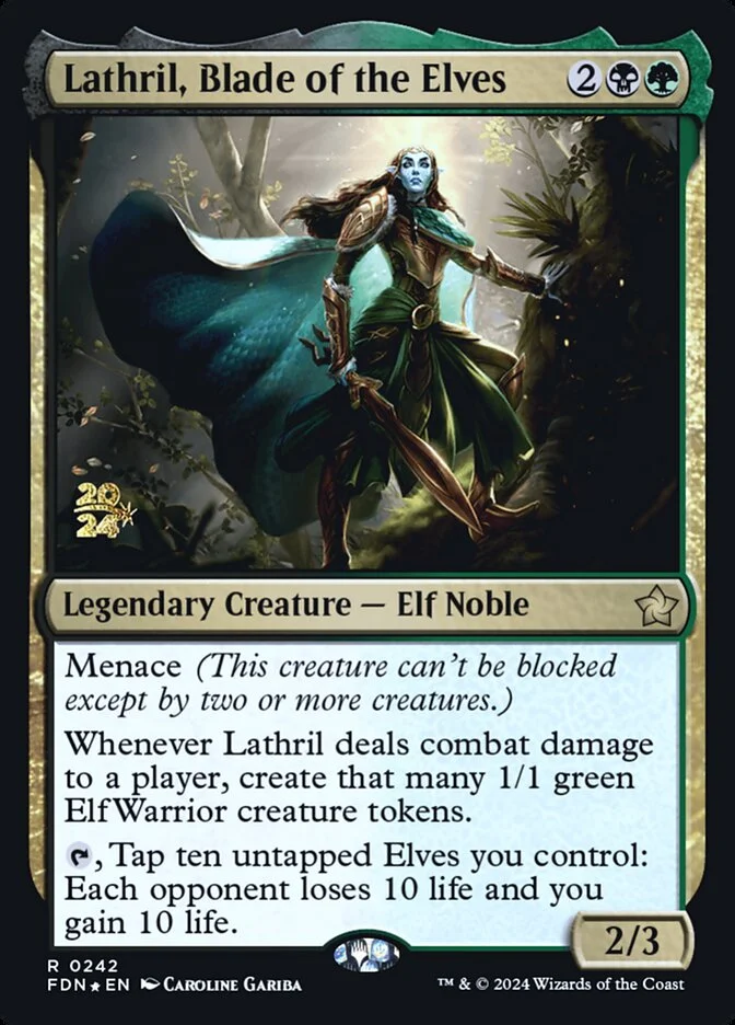 Lathril, Blade of the Elves 「PFDN/242s」「EN」