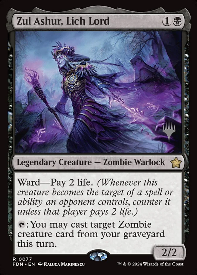 Zul Ashur, Lich Lord 「PFDN/77p」「EN」