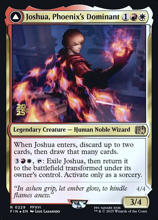 Joshua, Phoenix's Dominant // Phoenix, Warden of Fire 「PFIN/229s」「EN」