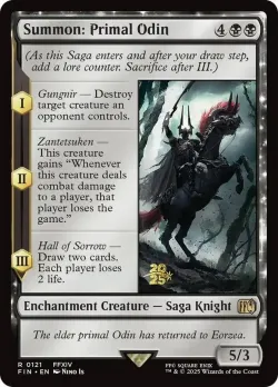 Summon: Primal Odin #121s · Magic: The Gathering