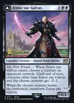 Zenos yae Galvus // Shinryu, Transcendent Rival #127s · Magic: The Gathering