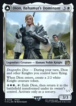 Dion, Bahamut's Dominant // Bahamut, Warden of Light #16s · Magic: The Gathering