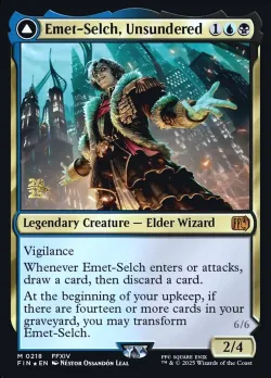 Emet-Selch, Unsundered // Hades, Sorcerer of Eld 「PFIN/218s」「EN」