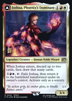 Joshua, Phoenix's Dominant // Phoenix, Warden of Fire 「PFIN/229s」「EN」