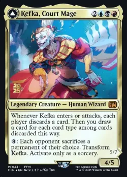 Kefka, Court Mage // Kefka, Ruler of Ruin 「PFIN/231s」「EN」