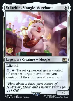 Stiltzkin, Moogle Merchant #34s · Magic: The Gathering