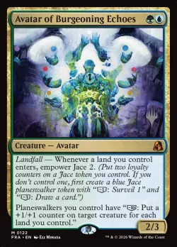 Avatar of Burgeoning Echoes #122p · Magic: The Gathering