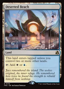 Deserted Beach #176p · Magic: The Gathering