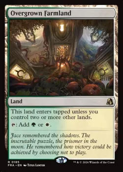 Overgrown Farmland #185p · Magic: The Gathering