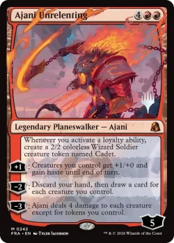 Ajani Unrelenting #242p · Magic: The Gathering