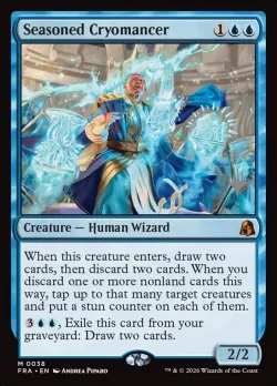 Seasoned Cryomancer #38p · Magic: The Gathering