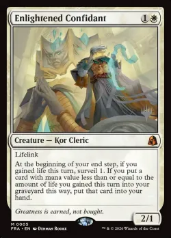 Enlightened Confidant #5p · Magic: The Gathering