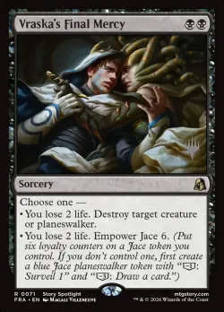 Vraska's Final Mercy #71p · Magic: The Gathering