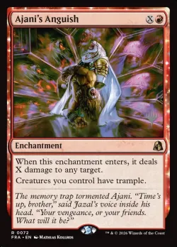 Ajani's Anguish #72p · Magic: The Gathering