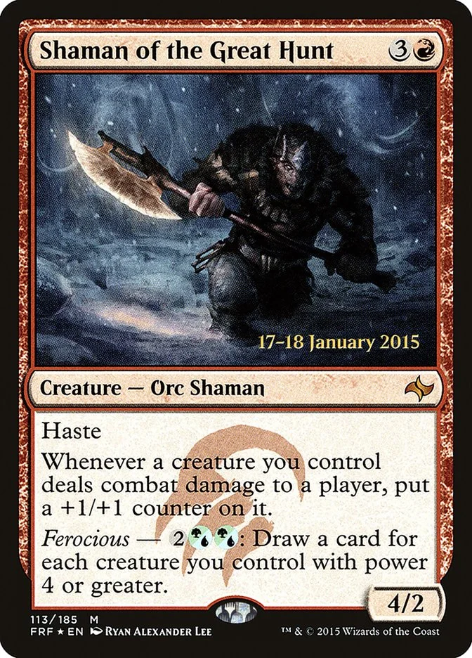 Shaman of the Great Hunt 「PFRF/113s」「EN」