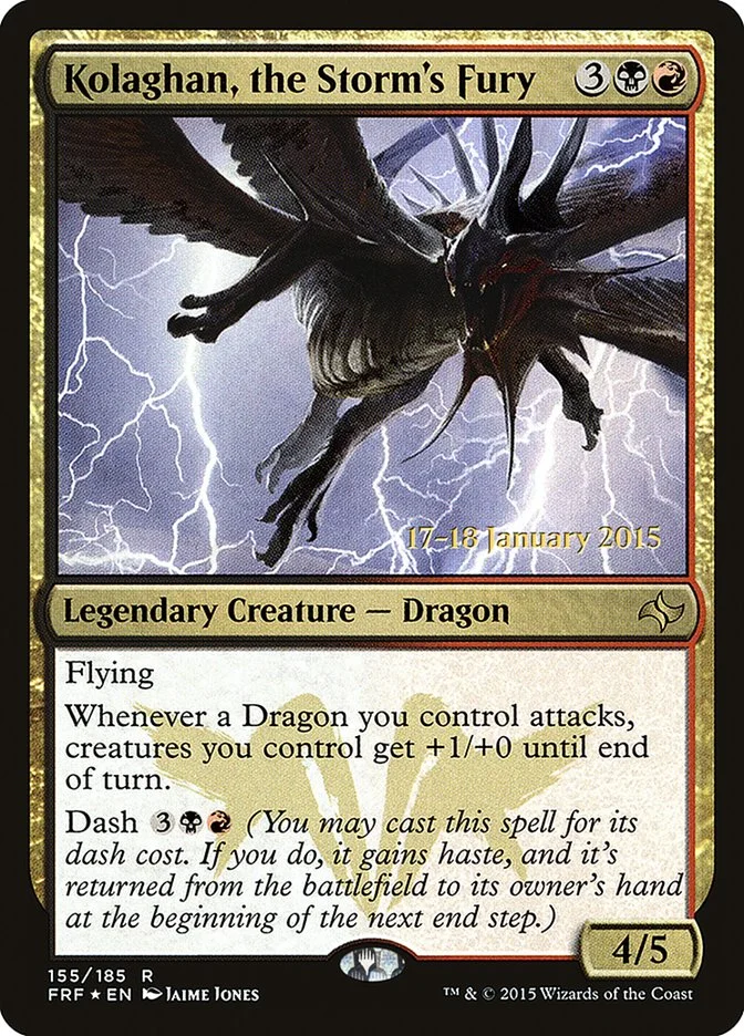 Kolaghan, the Storm's Fury 「PFRF/155s」「EN」