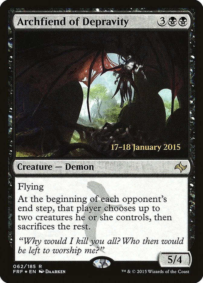 Archfiend of Depravity 「PFRF/62s」「EN」