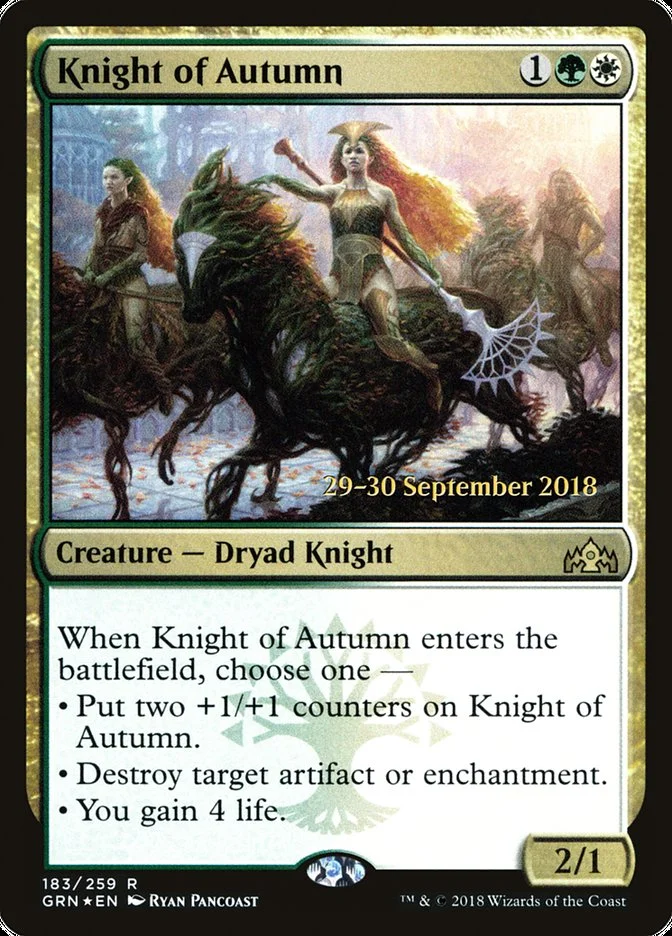 Knight of Autumn 「PGRN/183s」「EN」