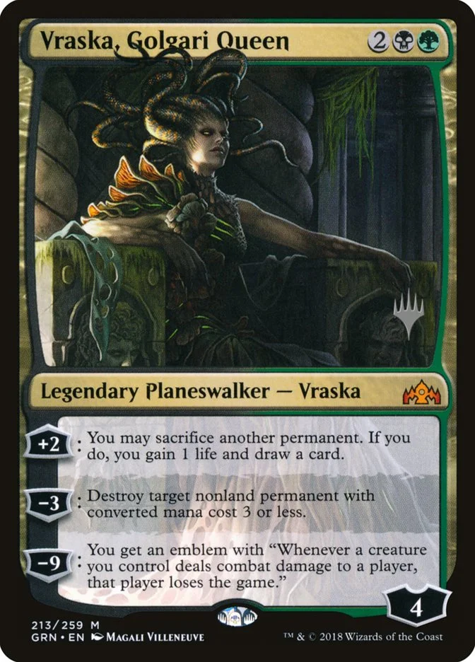 Vraska, Golgari Queen 「PGRN/213p」「EN」