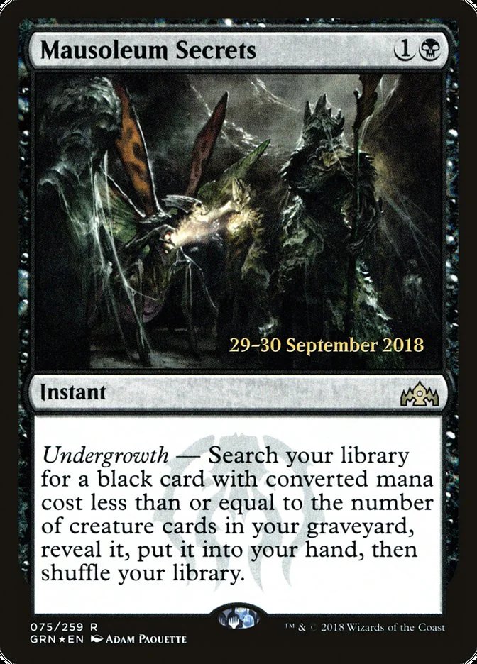Mausoleum Secrets 「PGRN/75s」「EN」