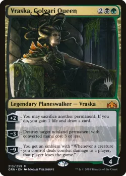 Vraska, Golgari Queen 「PGRN/213p」「EN」
