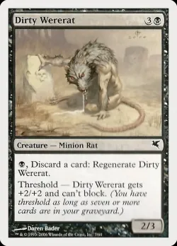 Dirty Wererat #7 · Magic: The Gathering