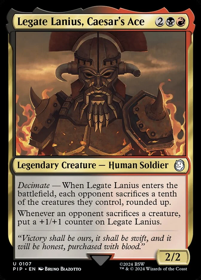 Legate Lanius, Caesar's Ace 「PIP/107」「EN」
