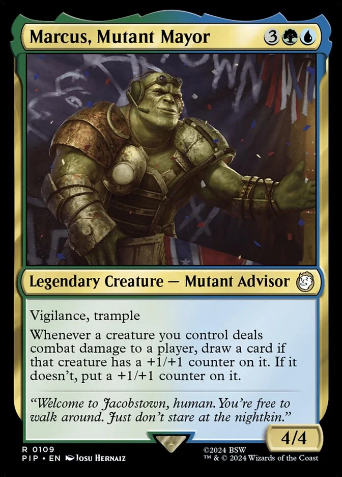 Marcus, Mutant Mayor 「PIP/109」「EN」
