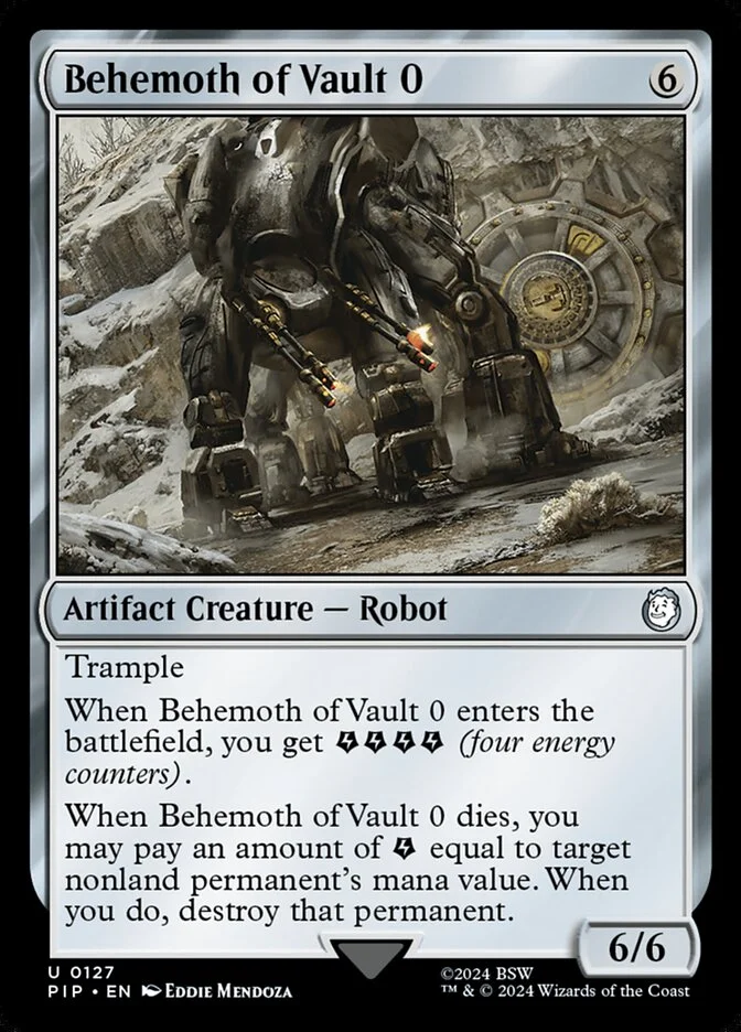 Behemoth of Vault 0 「PIP/127」「EN」