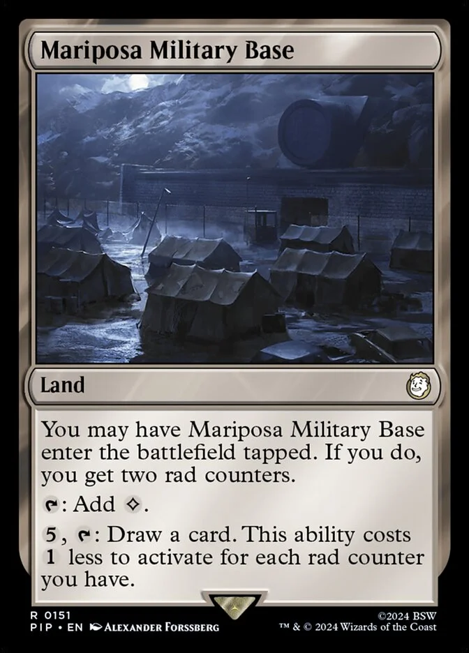 Mariposa Military Base 「PIP/151」「EN」