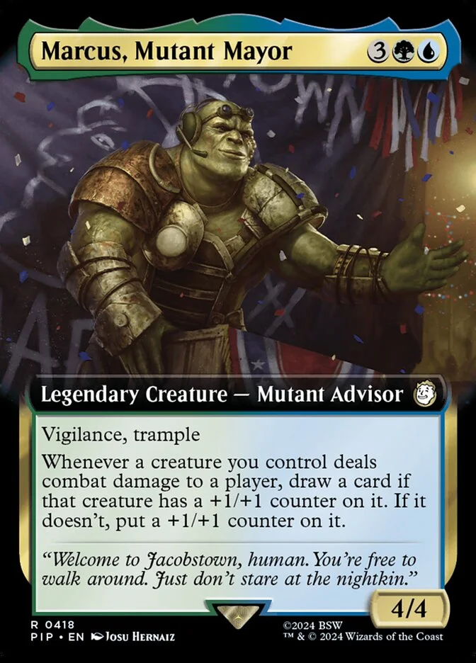 Marcus, Mutant Mayor 「PIP/418」「EN」