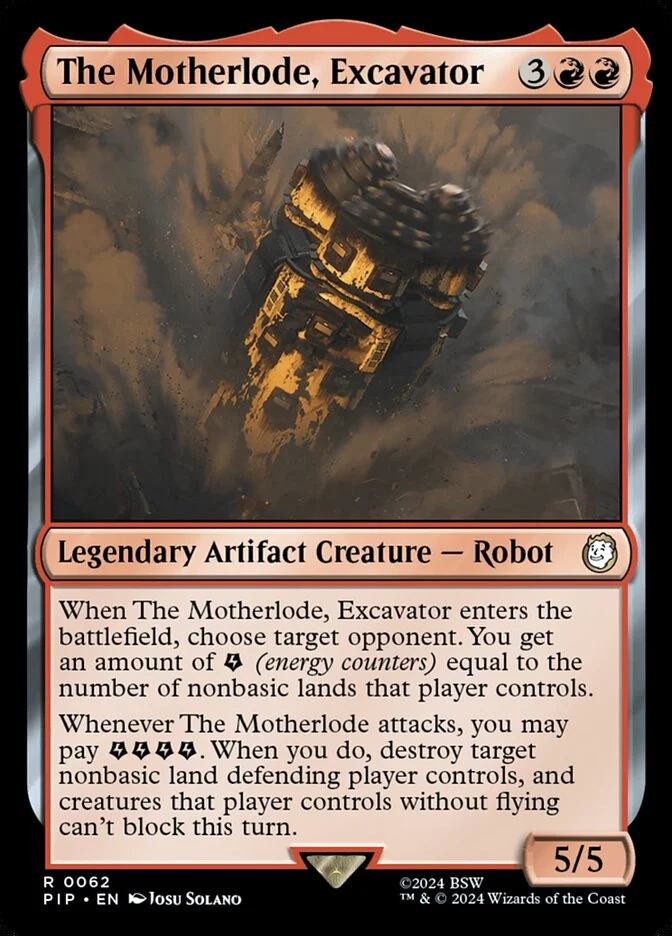 The Motherlode, Excavator 「PIP/62」「EN」