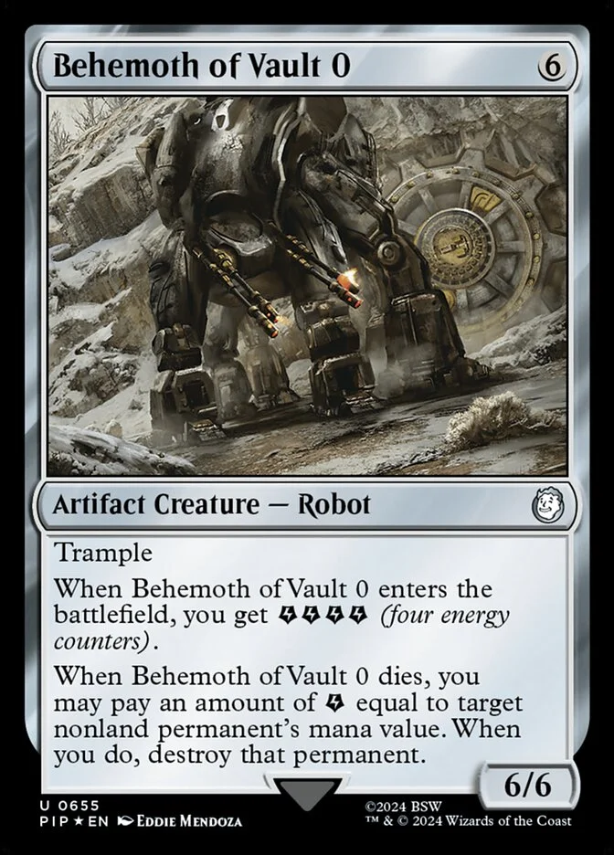 Behemoth of Vault 0 「PIP/655」「EN」