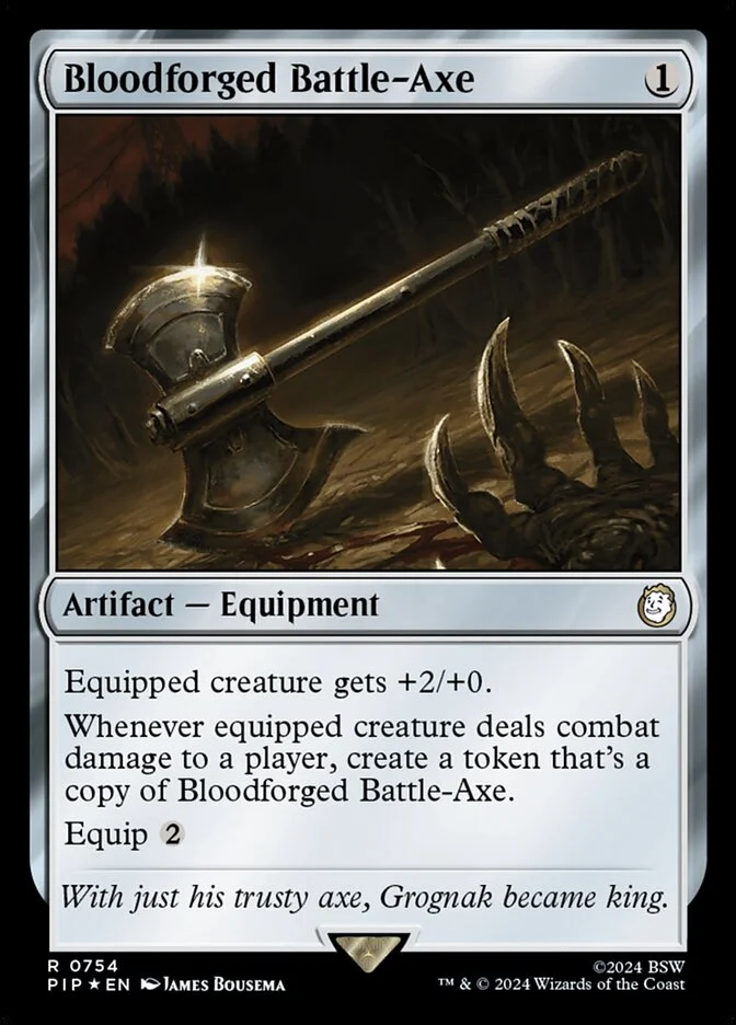 Bloodforged Battle-Axe 「PIP/754」「EN」