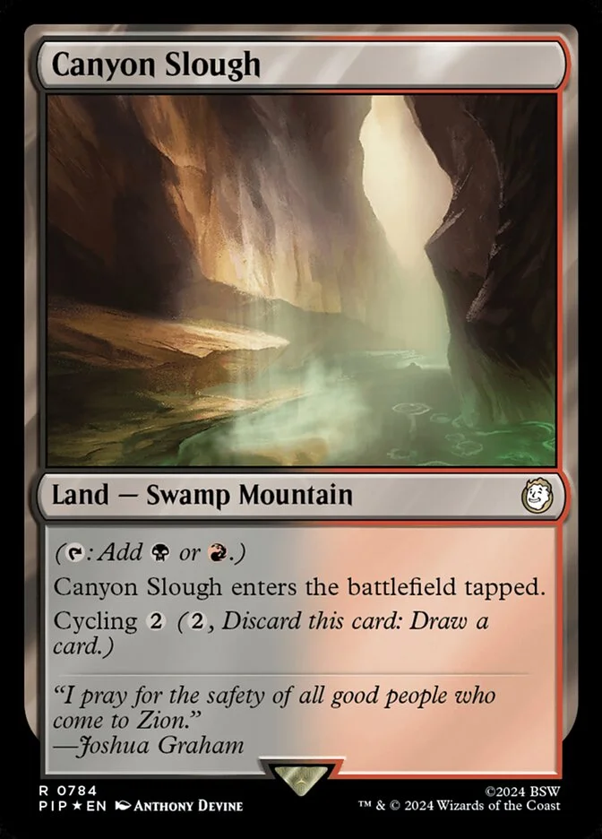 Canyon Slough 「PIP/784」「EN」